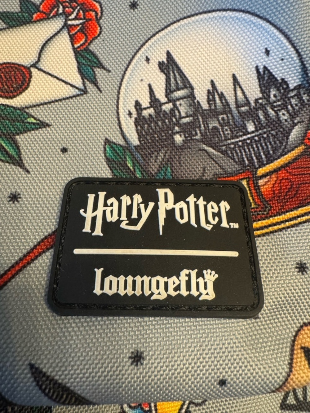 Loungefly Harry Potter Relics Tattoo Backpack & Universal Studios Keychain! - Picture 4 of 12